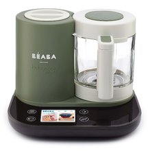 Parný hrniec s mixérom - Parný varič a mixér Beaba Babycook Smart® Grey Green zeleno-čierny_2