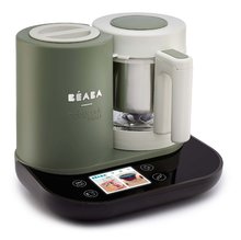 Aparat de gătit pe aburi cu mixer - Aparat de gătit pe aburi și mixer Beaba Babycook® Smart Grey Green verde-negru_3