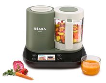 Pentola a vapore con frullatore - Cuocipappa per neonati a vapore e mixer  Beaba Babycook Smart® Grey Green verde-nero_0