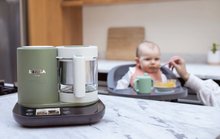 Aparat de gătit pe aburi cu mixer - Aparat de gătit pe aburi și mixer Beaba Babycook® Smart Grey Green verde-negru_16