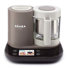 Aparat de gătit pe aburi cu mixer - Aparat de gătit pe aburi și mixer Beaba Babycook® Smart Dove Grey maro-negru_3