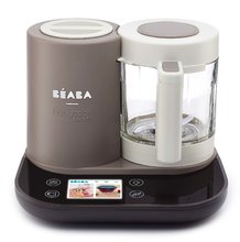 Aparat de gătit pe aburi cu mixer - Aparat de gătit pe aburi și mixer Beaba Babycook® Smart Dove Grey maro-negru_0