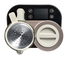 Pentola a vapore con frullatore - Cuocipappa per neonati a vapore e mixer  Beaba Babycook Smart® Dove Grey marrone-nero_2