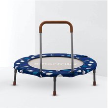 Dětské trampolíny - Trampolína Activity Center 3-in-1 Blue smarTrike skládací kulatá s obvodem 92 cm s rukojetí bazénem a 100 ks míčků od 10 měsíců_0
