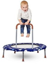 Dječji trampolini - Trampolin Activity Center 3-in-1 Blue smarTrike sklopivi okrugli, promjera 92 cm s ručkom i bazenom  te 100 loptica od 10 mjes_2