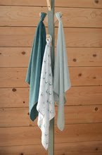 Plienky -  NA PREKLAD - Pañales de tela de algodón Muslin Cotton Muslin Cloths Beaba Jurásico conjunto de 3 piezas de 70*70 cm desde 0 meses verde_2