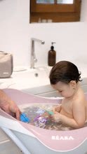 Cădiță baie bebeluși  - Cădiță Beaba Camélé’O 1st Age Baby Bath Old Pink de la 0 luni_1