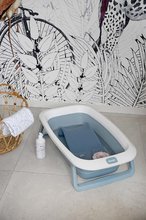 Vasche da bagno per neonati - Vaschetta da bagno Easy Pop Camélé'O Bath Beaba Baltic Blue pieghevole blu da 0 mesi BE920403_1