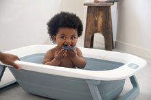 Cădiță baie bebeluși  - Cădiță Easy Pop Camélé'O Bath Beaba Baltic Blue albastră de la 0 luni_9