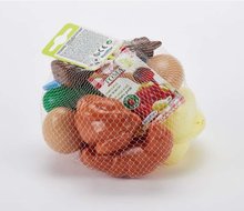 Játékkonyha kiegészítők és edények - Élelmiszerek hálóban Food Net Écoiffier csibével és tojásokkal 11 drb 18 hó-tól_1