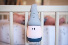 Lampă de veghe pentru bebeluși - Lampă mică Beaba Pixie Happy 2-în-1 lampă de veghe portabilă albastră_1