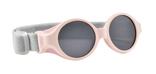 Sunčane naočale za novorođenčad Beaba Clip strap Chalk Pink UV4 ružičaste od 0 do 9 mjeseci