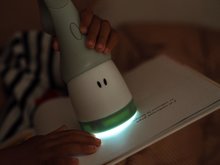 Pentru bebeluși - Lampă de noapte pentru copii Pixie Torch 2in1 Beaba Sage Green verde portabil de la 0 luni_3