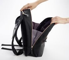 Přebalovací tašky ke kočárkům - Přebalovací taška ke kočárku San Francisco Beaba batoh černý/pink gold_1