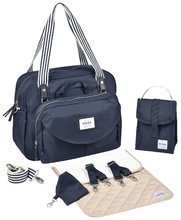 Přebalovací tašky ke kočárkům - Přebalovací taška ke kočárku Beaba Geneva II Blue Marine modrá_0