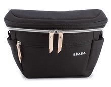 Přebalovací tašky ke kočárkům - Přebalovací taška jako pásek Biarritz Changing Black Bag Beaba ledvinka na kočárek a kolo 3–11 litrů objem_2