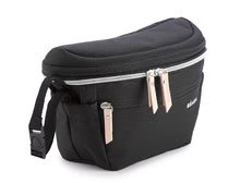 Previjalne torbe za vozičke - Previjalna torba kot pas Biarritz Changing Black Bag Beaba pasna torbica za voziček ali kolo 3-11 litrov prostornine_16