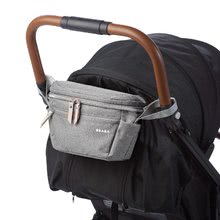 Previjalne torbe za vozičke - Previjalna torba kot pasna Biarritz Changing Black Bag Beaba pasna torbica za voziček ali kolo 3-11 litrov prostornina_1