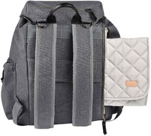 Prebaľovacie tašky ku kočíkom - Prebaľovacia taška ako batoh Vancouver Backpack Dark Grey Beaba s doplnkami 22 l objem 42 cm šedá_9