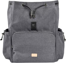 Prebaľovacie tašky ku kočíkom - Prebaľovacia taška ako batoh Vancouver Backpack Dark Grey Beaba s doplnkami 22 l objem 42 cm šedá_7