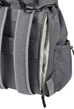 Torby i organizery do wózków - Torba przewijakowa Beaba Vancouver Backpack Dark Grey z dodatkami 22 l pojemność 42 cm szary_8