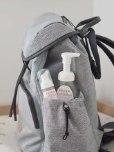 Pelenkázótáskák babakocsikhoz - Pelenkázó hátizsák Vancouver Backpack Heather Grey Beaba kiegészítőkkel 22 l térfogat 42 cm világos-szürke_3