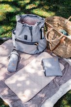 Torbe za previjanje za kolica - Torba za previjanje ruksak Vancouver Backpack Heather Grey Beaba s dodacima 22 l zapremnina 42 cm svijetlosiva_11