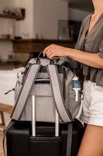 Pelenkázótáskák babakocsikhoz - Pelenkázó hátizsák Vancouver Backpack Heather Grey Beaba kiegészítőkkel 22 l térfogat 42 cm világos-szürke_12