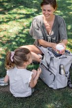 Geantă scutece la cărucior - Geantă tip rucsac de înfățat Vancouver Backpack Heather Grey Beaba cu accesorii volum 22 l 42 cm gri deschis_13