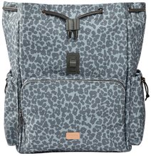 Pelenkázótáskák babakocsikhoz - Pelenkázó hátizsák Vancouver Backpack Dark Cherry Blossom Beaba kiegészítőkkel 22 l térfogat 42 cm zöld_0