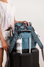 Geantă scutece la cărucior - Geantă tip rucsac de înfâșat Vancouver Backpack Dark Cherry Blossom Beaba cu accesorii volum 22 l 42 cm verde_3