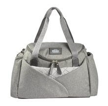 Prebaľovacie tašky ku kočíkom - Prebaľovacia taška ku kočíku Beaba Sydney II Changing Bag Heather Grey sivá_2