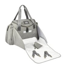 Geantă scutece la cărucior - Geantă de înfășat pentru cărucior Beaba Sydney II Changing Bag Heather Grey gri_1