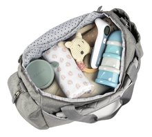 Prebaľovacie tašky ku kočíkom - Prebaľovacia taška ku kočíku Beaba Sydney II Changing Bag Heather Grey sivá_2