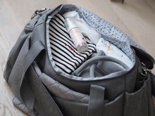 Prebaľovacie tašky ku kočíkom - Prebaľovacia taška ku kočíku Beaba Sydney II Changing Bag Heather Grey sivá_8