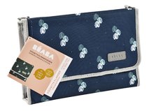 Wickeltaschen für Kinderwagen - Wickeltasche mit Wickelunterlage Beaba Geneva Moonlit Ocean/Jungle blau mit Aufdruck BE940275_3