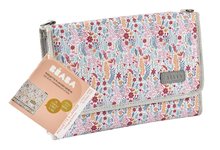 Wickeltaschen für Kinderwagen - Wickeltasche mit Wickelunterlage Beaba Geneva Mirage Grey/Floral grau mit Aufdruck BE940280_3