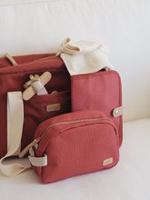 Prebaľovacie tašky ku kočíkom - Textilný obal na zdravotnú dokumentáciu dieťaťa Health Book Protection Beaba Terracotta oranžový_2