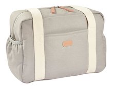 Prebaľovacie tašky ku kočíkom - Prebaľovacia taška ku kočíku Changing Bag Paris Beaba Pearl Grey s doplnkami sivá_2