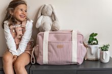 Přebalovací tašky ke kočárkům - Přebalovací taška ke kočárku Paris Beaba Rose s doplňky růžová_4