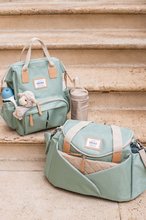 Přebalovací tašky ke kočárkům - Přebalovací taška ke kočárku Beaba Sydney II Changing Bag Heather Sage Green zelená_13