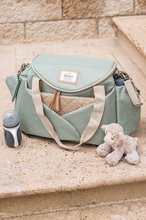 Přebalovací tašky ke kočárkům - Přebalovací taška ke kočárku Beaba Sydney II Changing Bag Heather Sage Green zelená_10
