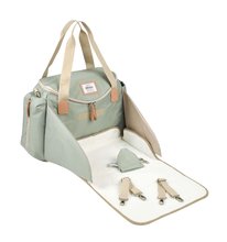 Přebalovací tašky ke kočárkům - Přebalovací taška ke kočárku Beaba Sydney II Changing Bag Heather Sage Green zelená_1