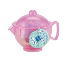 Játékkonyha kiegészítők és edények - Teáskanna My first teapot Écoiffier 9 kiegészítővel rózsaszín 18 hó-tól_0