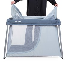 Pokój dziecięcy i sen - Przenośne łóżeczko dla niemowląt 3w1 Travel Cot Easy Sleep Beaba Mineral Grey ewolucyjne składane szare od 0-36 mies_0