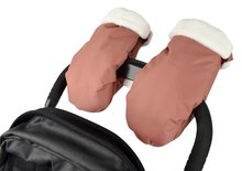  Fußsäcke - Handschuhe für den Kinderwagen Handies Beaba Terracotta extra warm wasserdicht, orange_0