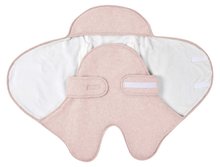 Winter-Schlafsäcke - Pucktuch Babynomade® Double Fleece Beaba Dusty Rose White doppelschichtig, extra warmes Rosa von 0-6 Monaten_0