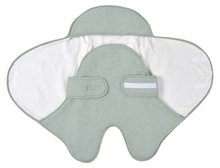 Winter-Schlafsäcke - Wickeltuch Babynomade® Double Fleece Beaba Sage Green White extra warmes Grün von 0-6 Monaten, doppelschichtig_0