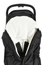 Zimska vreča za voziček - Zimska vreča za vozičke Footmuff Beaba Black White Polar ekstra topla nepremočljiva črna od 6-24 mes_1