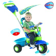 Tříkolky od 10 měsíců - Tříkolka Plus Fresh smarTrike zelenomodrá_0